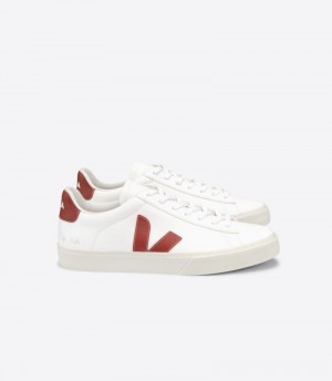 Veja Campo Chromefree Patike Muške Bijele Crvene | VX72-9242P3
