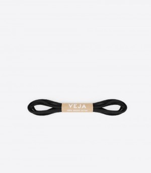 Veja Laces Organic Cotton Vezice Muške Crne | WE50-1500X7