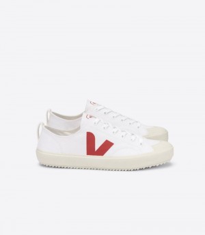 Veja Nova Canvas Patike Muške Bijele Crvene | YX08-2608M1