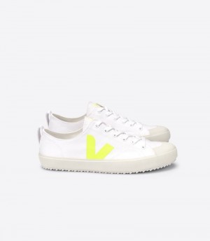 Veja Nova Canvas Patike Muške Bijele Žute | OL59-0039J7