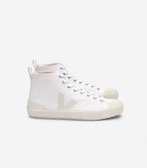 Veja Nova Ht Canvas Patike Ženske Bijele Svijetlo Sive | ZB97-2397S4