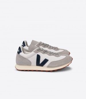 Veja Rio Branco Alveomesh Patike Ženske Sive Bijele Indigo | RH71-4031Z4