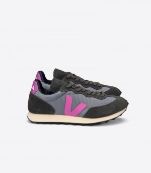 Veja Rio Branco Alveomesh Patike Ženske Tamno Sive Sive Roze | CV26-8506C7