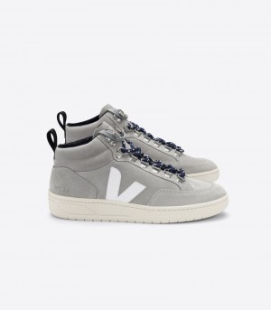Veja Roraima Suede Patike Ženske Sive Bijele | UR55-9305F8
