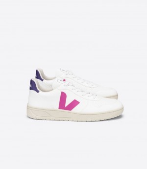 Veja V-10 CWL Patike Ženske Bijele Ljubičaste | SD68-0798D7