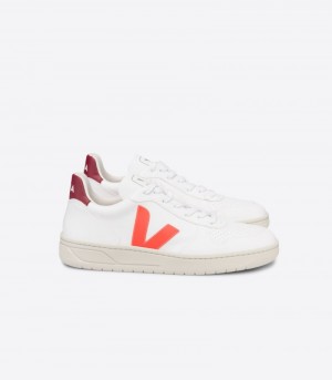 Veja V-10 CWL Patike Ženske Bijele Narančaste | LC33-2503L8