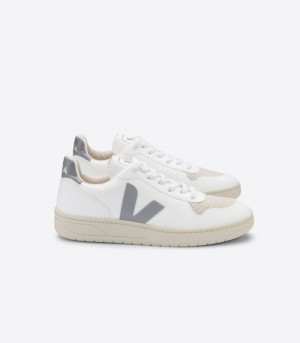 Veja V-10 CWL Patike Ženske Bijele Sive | LP63-0963B6
