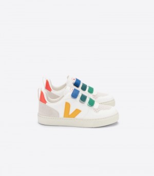 Veja V-10 Chromefree Patike Dječje Bijele Visebojne | KX89-6819Y3