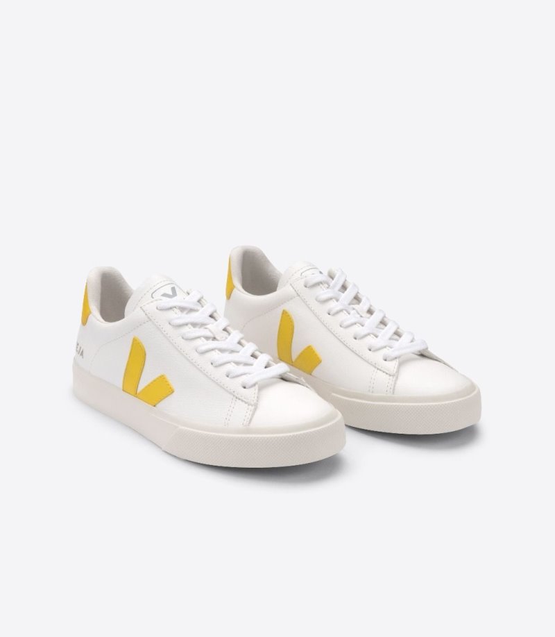 Veja Campo Chromefree Patike Muške Bijele Žute | MF05-0945I9
