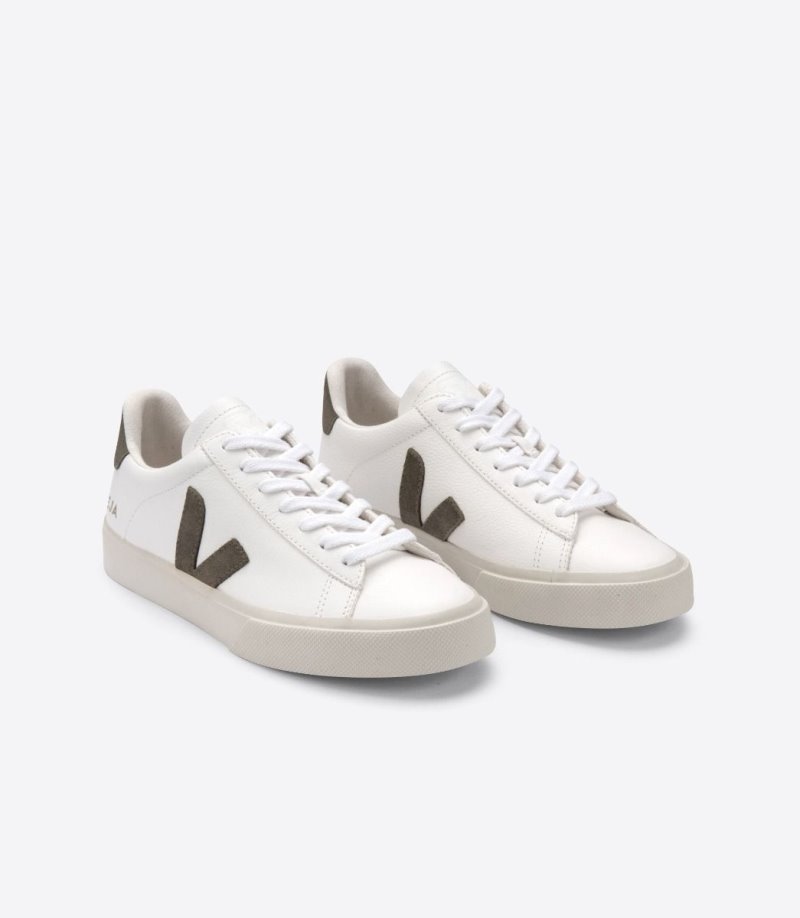 Veja Campo Chromefree Patike Muške Bijele Maslinasto Zelene | NN14-4984X5