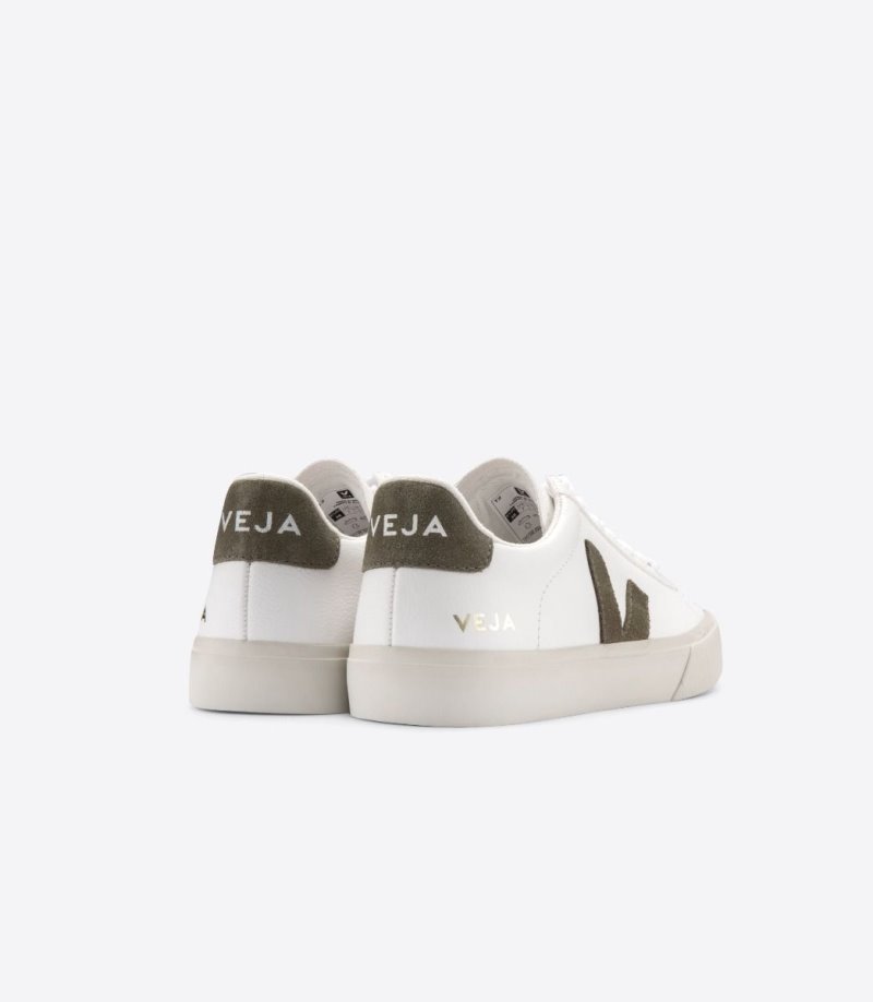 Veja Campo Chromefree Patike Muške Bijele Maslinasto Zelene | NN14-4984X5