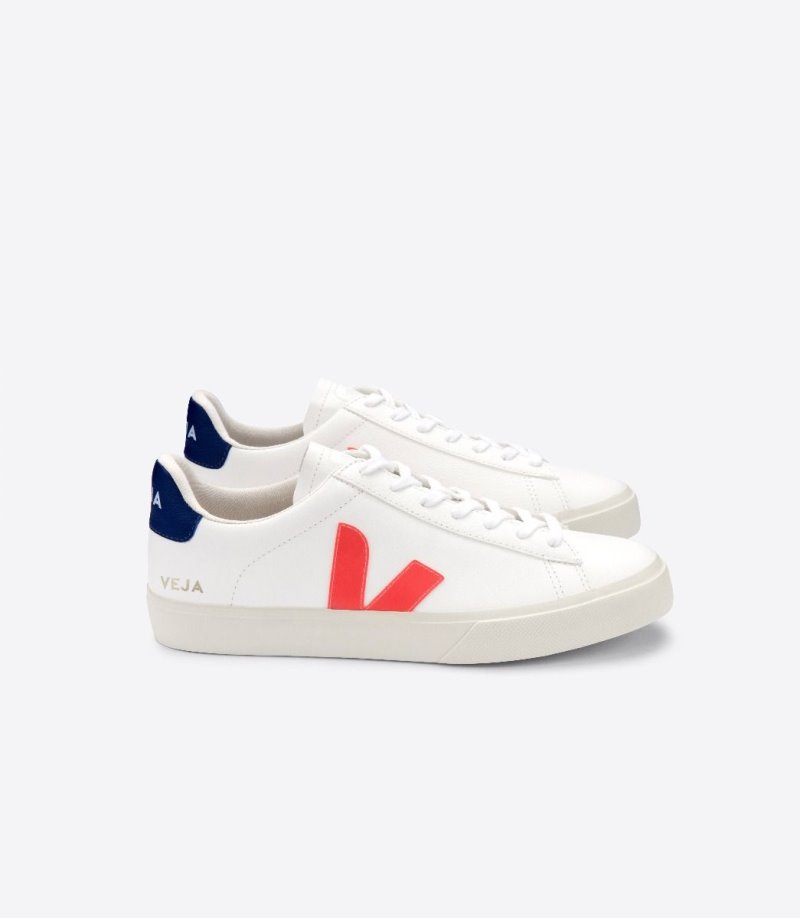 Veja Campo Chromefree Patike Muške Bijele Narančaste | PW89-2119K6