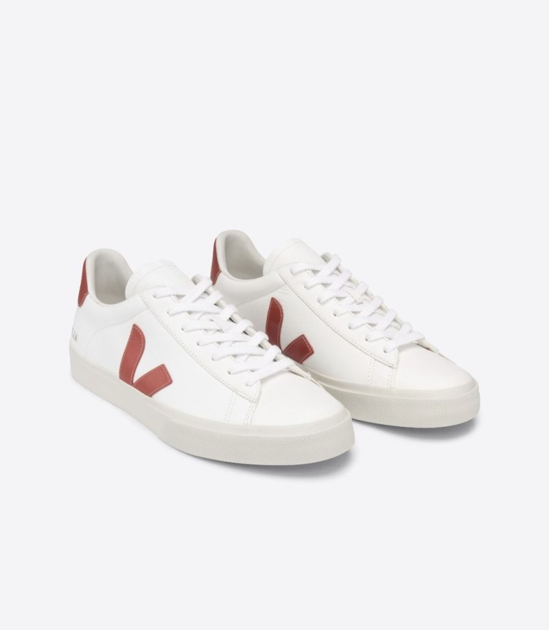 Veja Campo Chromefree Patike Muške Bijele Crvene | VX72-9242P3