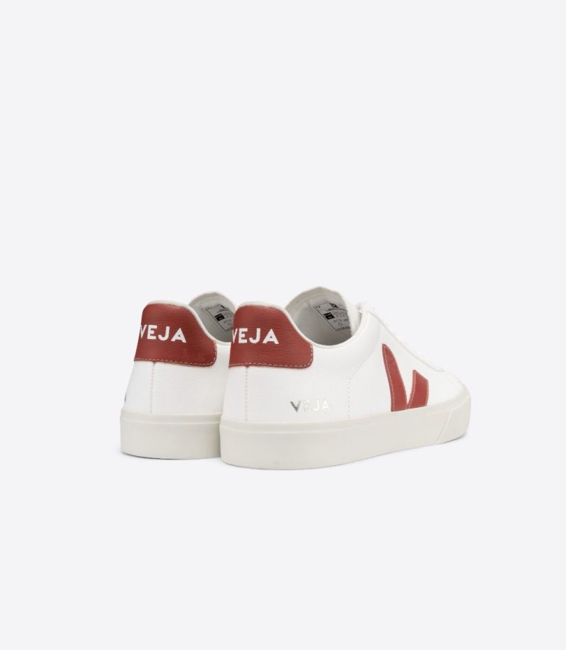 Veja Campo Chromefree Patike Muške Bijele Crvene | VX72-9242P3