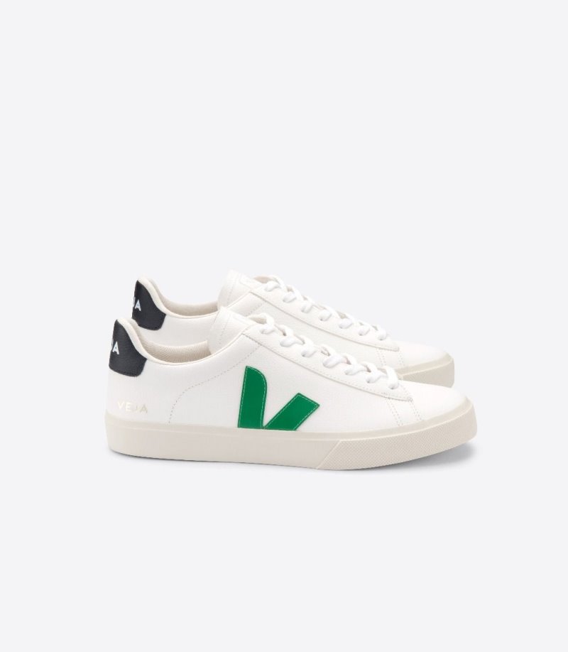 Veja Campo Chromefree Patike Ženske Bijele Zelene Crne | SO45-8675C8