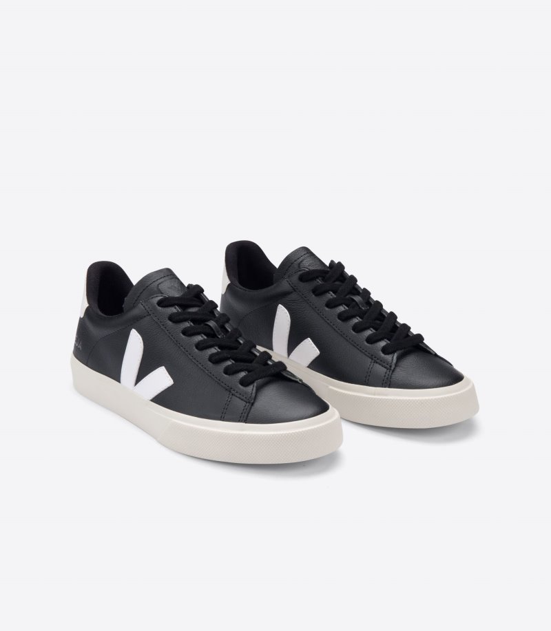 Veja Campo Chromefree Patike Ženske Crne Bijele | HJ54-0674T3