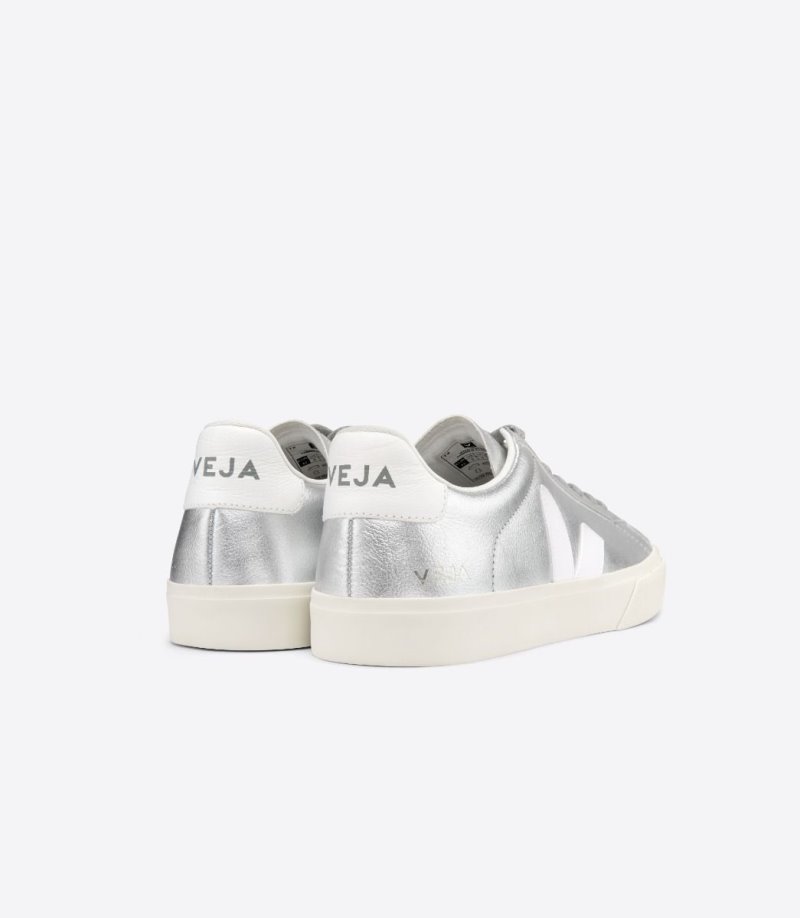 Veja Campo Chromefree Patike Ženske Srebrne Bijele | JF61-5481K3