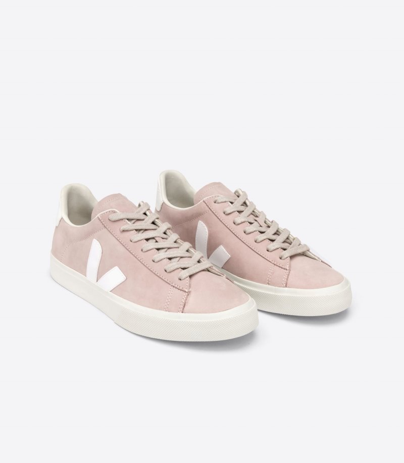 Veja Campo Nubuck Patike Ženske Roze Bijele | EC71-2901G3