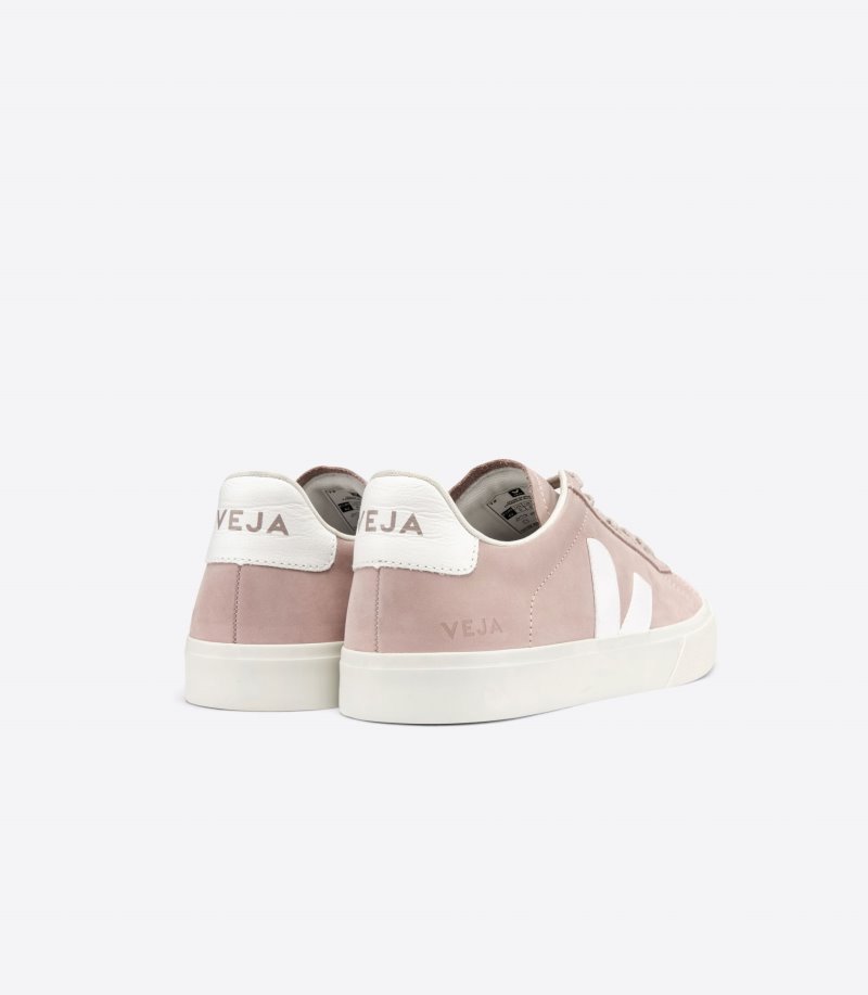 Veja Campo Nubuck Patike Ženske Roze Bijele | EC71-2901G3