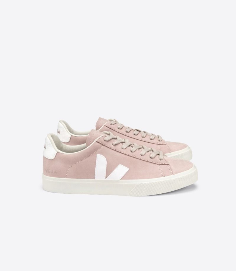 Veja Campo Nubuck Patike Ženske Roze Bijele | EC71-2901G3