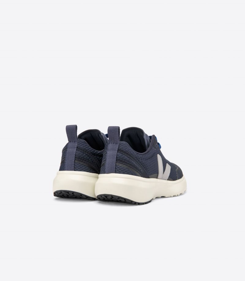 Veja Canary Elastic Lace Patike Dječje Tamnoplave Plave Sive | MF04-8824Q6
