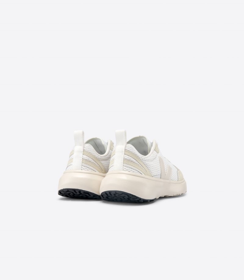 Veja Canary Elastic Laces Alveomesh Patike Dječje Bijele Svijetlo Sive | DB48-6468I9