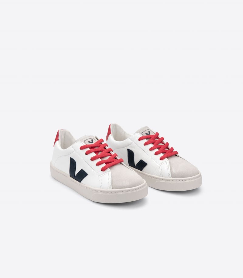 Veja Esplar Laces Chromefree Patike Dječje Bijele Tamnoplave | BU07-8387R7