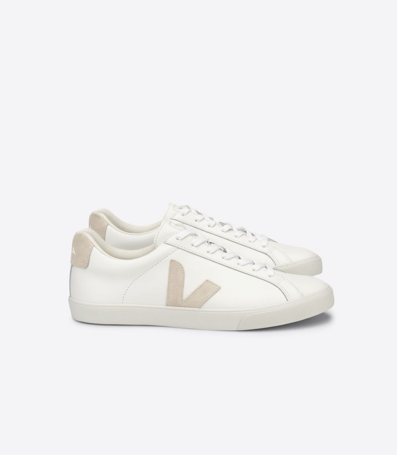 Veja Esplar Leather Patike Ženske Bijele Bež | KZ52-4622Y0