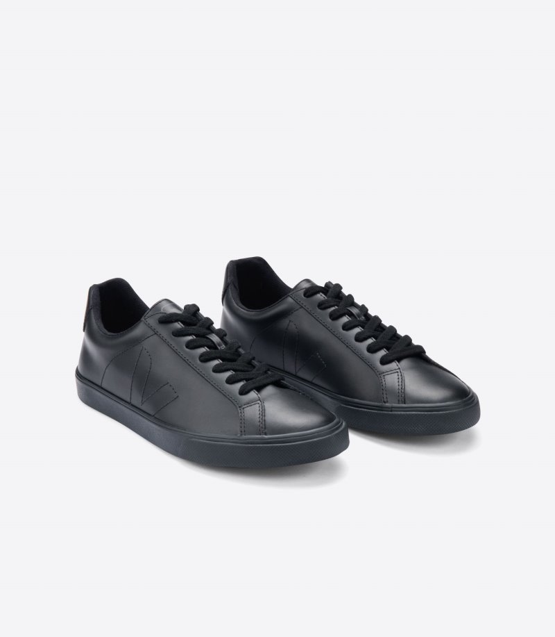 Veja Esplar Leather Patike Ženske Crne | FT57-1377I1