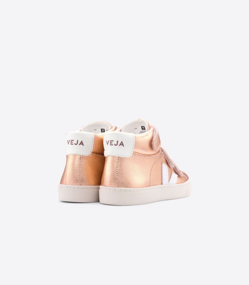 Veja Esplar Mid Chromefree Patike Dječje Roze Zlatne Bijele | HJ20-1810L4