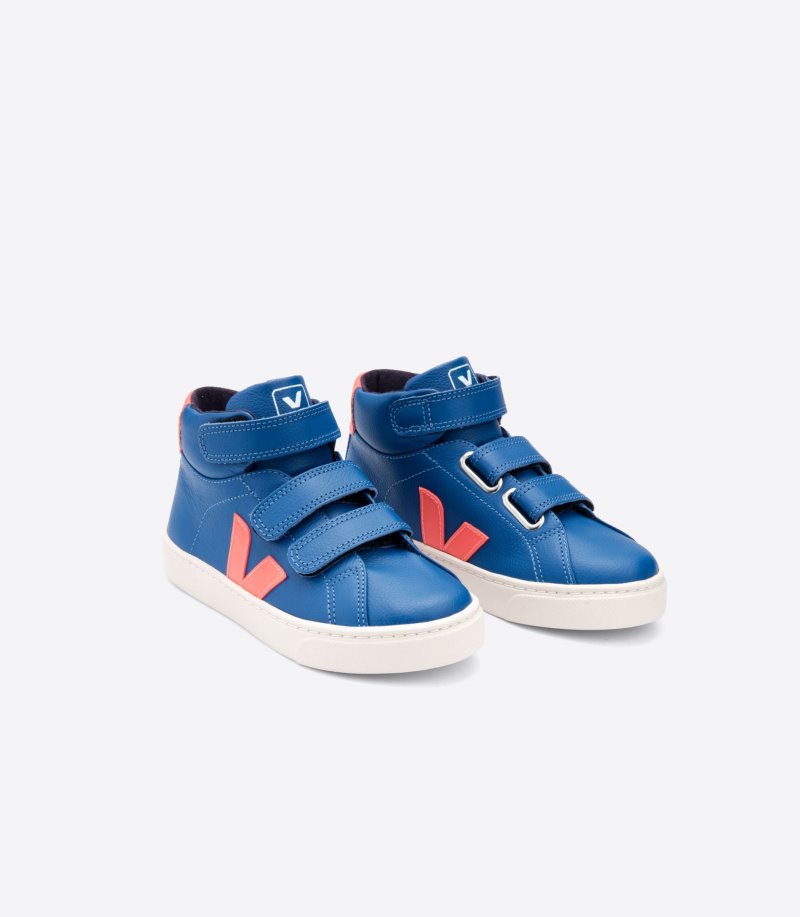 Veja Esplar Mid Chromefree Patike Dječje Plave Narančaste | WN28-9958T9