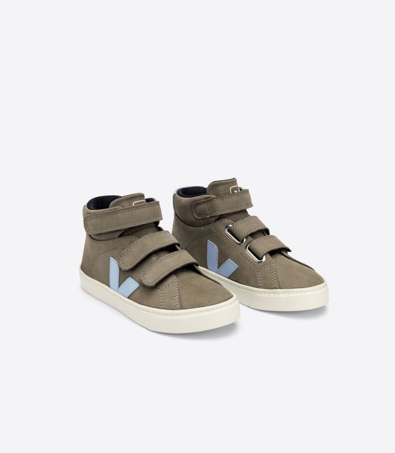 Veja Esplar Mid Nubuck Patike Dječje Maslinasto Zelene Plave | RC08-3148F2