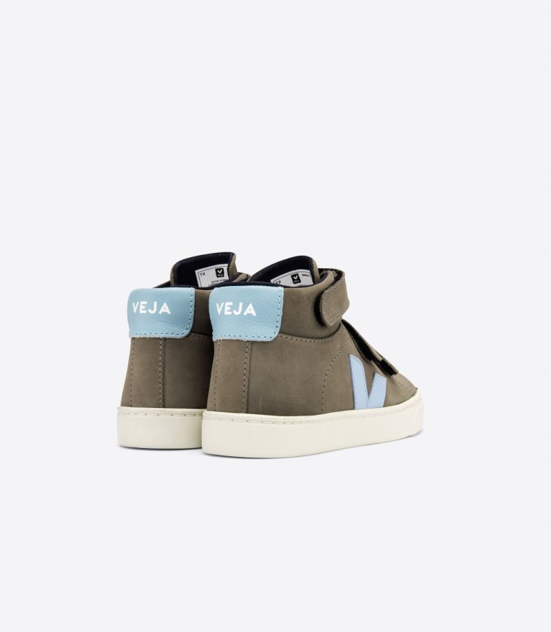 Veja Esplar Mid Nubuck Patike Dječje Maslinasto Zelene Plave | RC08-3148F2