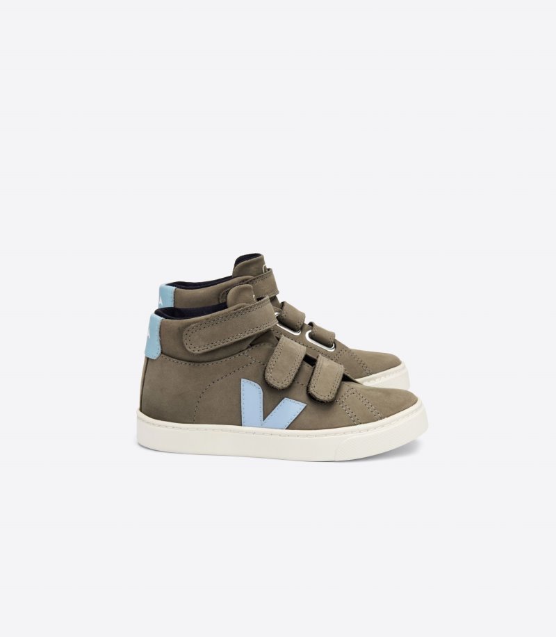 Veja Esplar Mid Nubuck Patike Dječje Maslinasto Zelene Plave | RC08-3148F2