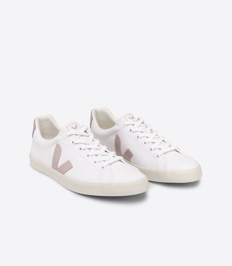 Veja Esplar Se Canvas Patike Ženske Bijele Roze | FD03-4033R1