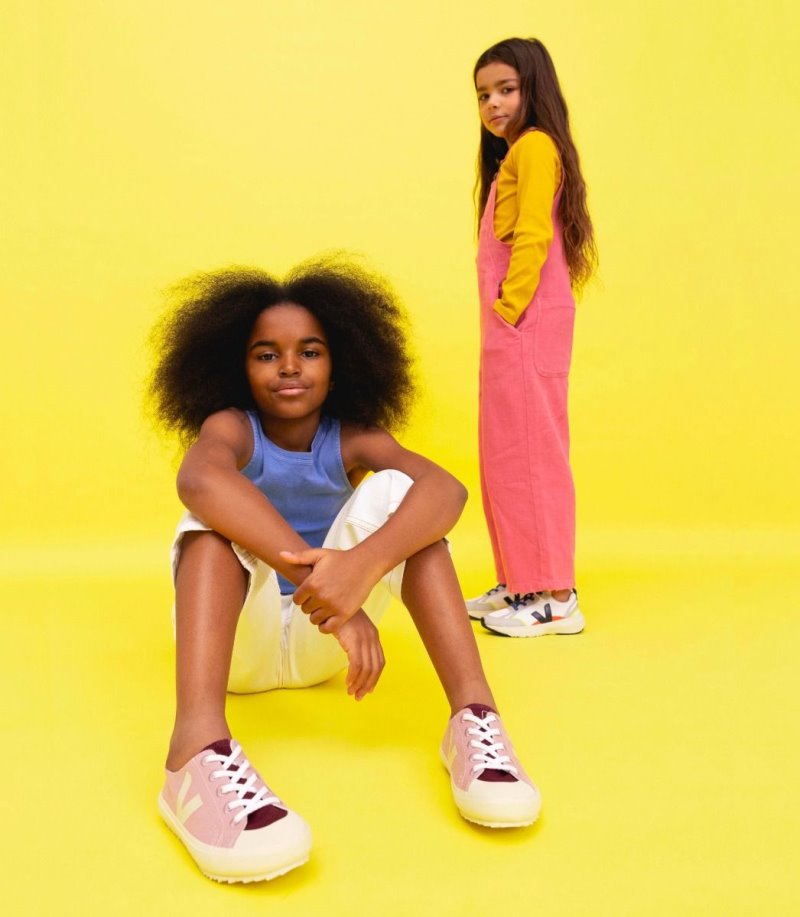 Veja Flip Canvas Patike Dječje Roze | VF28-8208S3