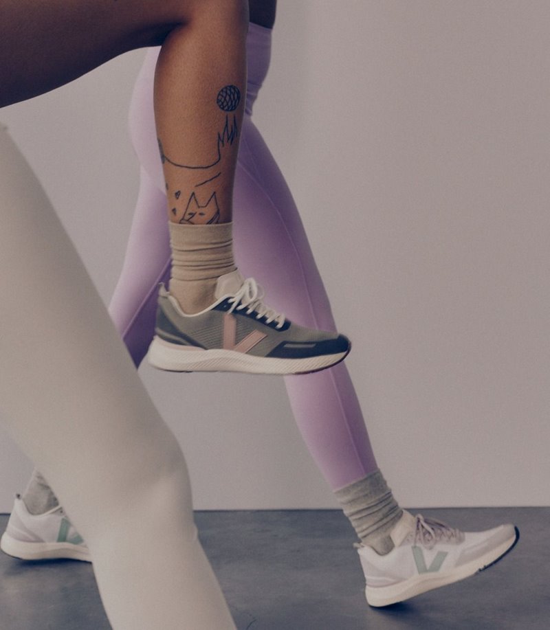 Veja Impala Jacquard Patike Ženske Maslinasto Zelene Roze | LP26-2036V3