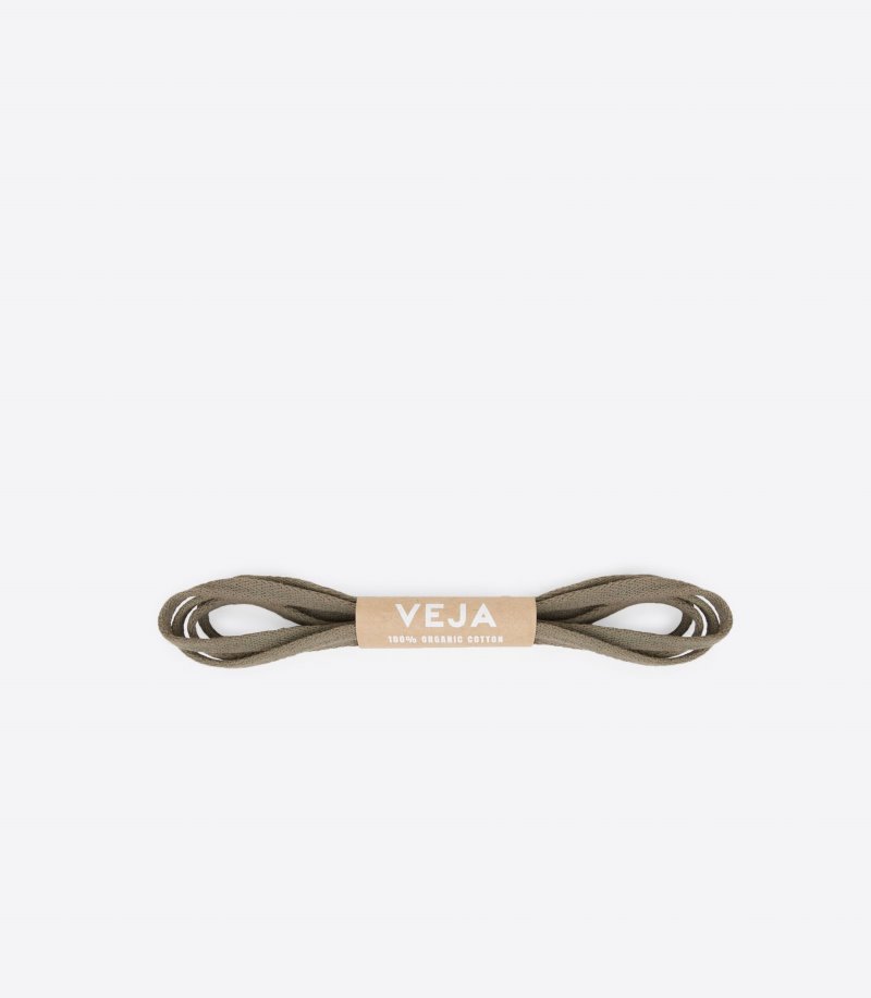 Veja Laces Organic Cotton Vezice Muške Maslinasto Zelene | NO16-5196P2