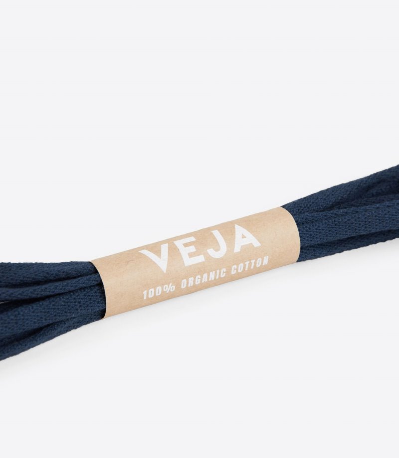 Veja Laces Organic Cotton Vezice Muške Tamnoplave | MO20-1290Z3