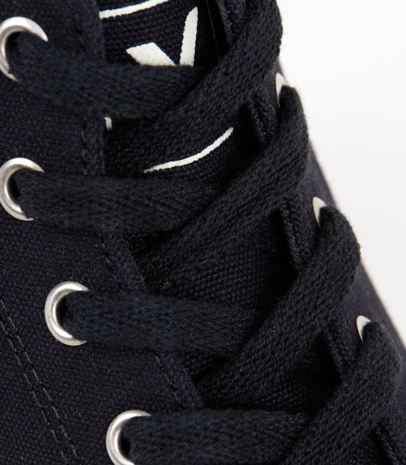 Veja Laces Organic Cotton Vezice Ženske Crne | RT15-6415T0