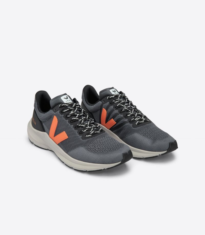 Veja Marlin Lt V Knit Patike Ženske Tamno Sive Narančaste | WZ91-1651Y1