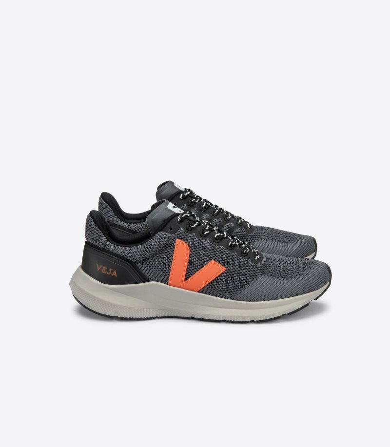Veja Marlin Lt V Knit Patike Ženske Tamno Sive Narančaste | WZ91-1651Y1