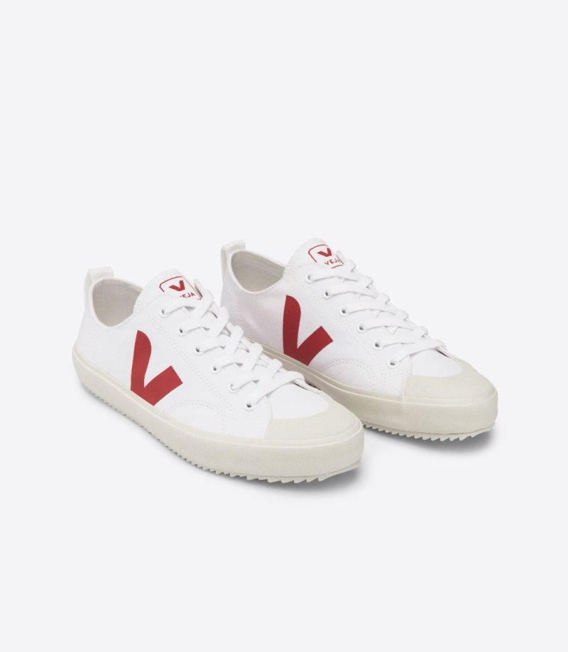 Veja Nova Canvas Patike Muške Bijele Crvene | YX08-2608M1