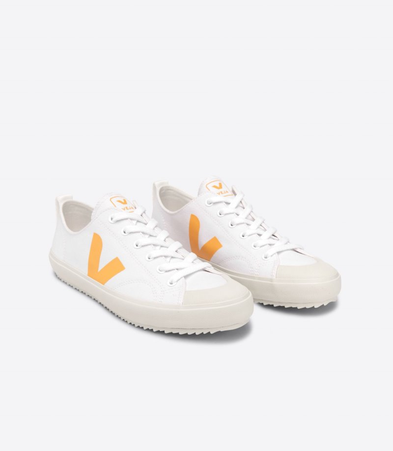 Veja Nova Canvas Patike Muške Bijele Žute | JH76-6716S3