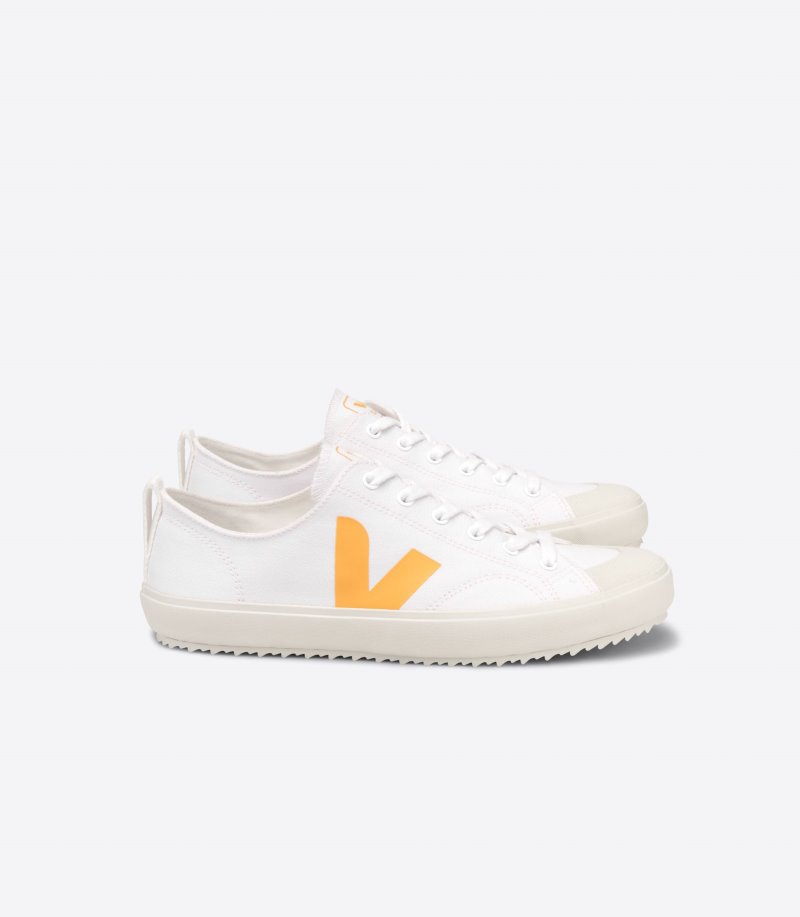 Veja Nova Canvas Patike Muške Bijele Žute | JH76-6716S3