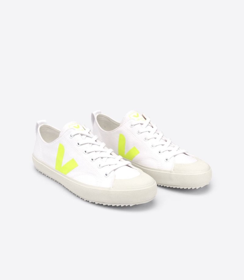 Veja Nova Canvas Patike Muške Bijele Žute | OL59-0039J7
