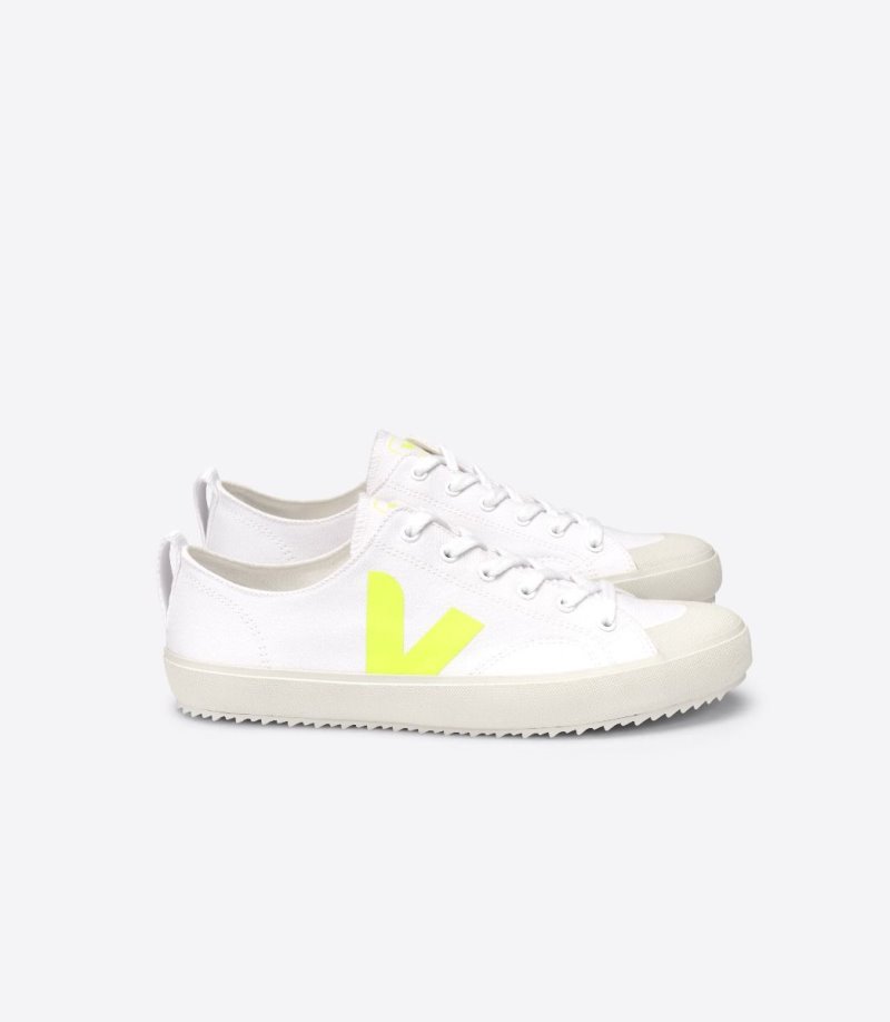 Veja Nova Canvas Patike Muške Bijele Žute | OL59-0039J7