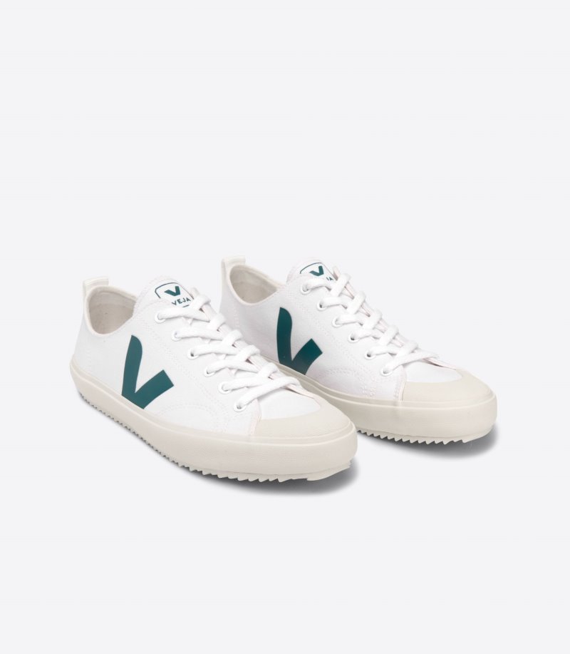 Veja Nova Canvas Patike Ženske Bijele Zelene | SV18-1098A0