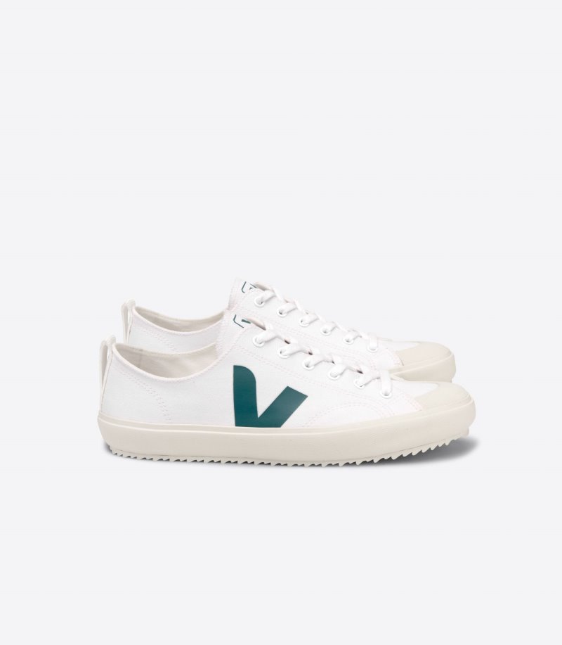Veja Nova Canvas Patike Ženske Bijele Zelene | SV18-1098A0