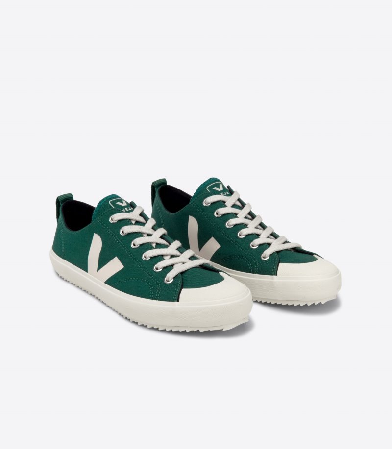Veja Nova Canvas Patike Ženske Zelene Bijele | FO25-7755O2